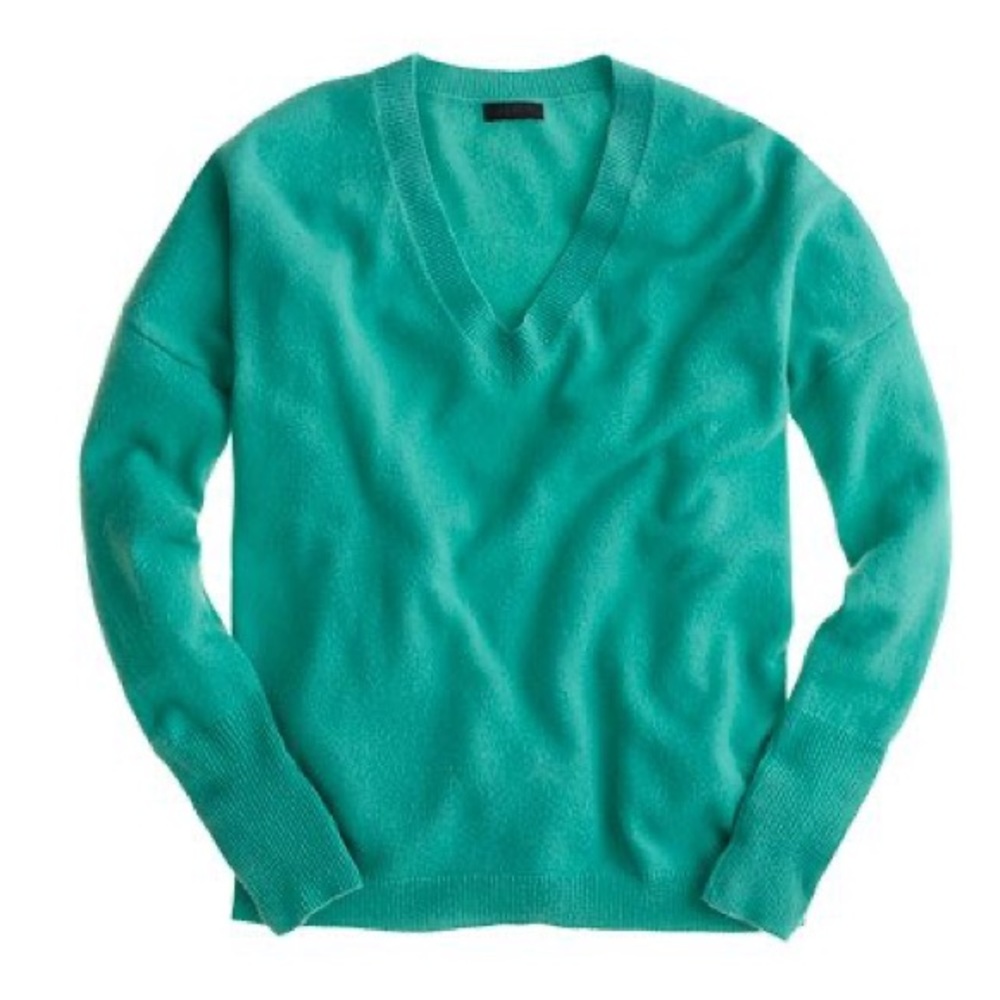 J. Crew cashmere boyfriend v-neck sweater